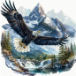 Preview: Diamond Painting Adler